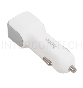 Авто ЗУ/ HOCO HC-78005 Z23/ 2 USB/ Выход: 12W/ White
