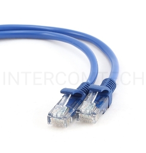 Патч-корд FTP Gembird PP22e-2m кат.5e, 2м, литой, синий, многожильный