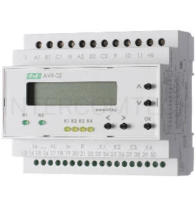 Устройство управления резервным питанием AVR-02 (3х400В+N; 5 перекл. х8А; IP20) F&F EA04.006.004