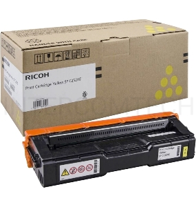 Тонер-картридж Ricoh тип SPC252HE желтый для SP C252DN/C252SF 6000 отп.