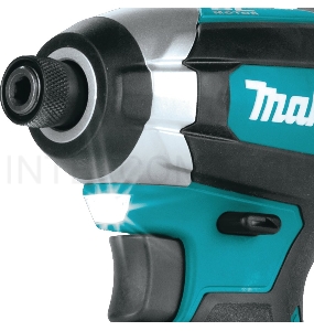Гайковерт аккумуляторный MAKITA DTD153Z  б\щет 18в li-ion 0-3400об\м 6-ти гр1\4'' 1.3кг б\ак з\у