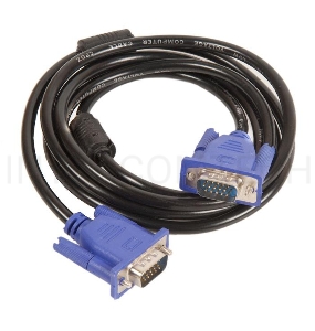 Кабель Gembird/Cablexpert CC-PVGA-6, Кабель VGA Pro, 1.8м, 15M/15M, экран, феррит. кольца    