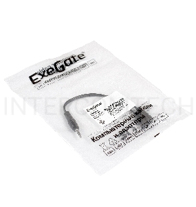 Кабель-разветвитель аудио ExeGate EX284946RUS EX-CCA-415-0.3 (3.5mm Jack M/2x3.5mm Jack F, 0,3м)