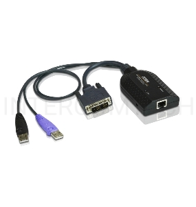 Модуль удлинителя, DVI+KBD+MOUSE USB 2.0+AUDIO, для подкл. DVI USB virtual media KVM adapter cable