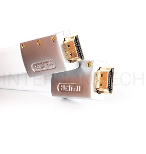 Кабель HDMI 19M/M ver 2.0, 1.8M, AOpen <ACG568F-S-1.8M> серебряно-белый Flat