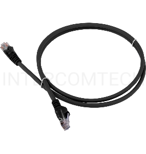 Патч-корд LANMASTER LSZH UTP кат.6, 2.0 м, черный