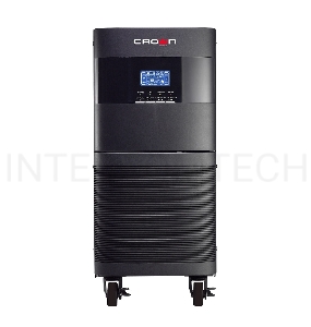 Источник бесперебойного питания CROWN On-Line CMUOA-350-6K 6000VA/5400W, корпус металл, TOWER, АКБ 16*12V/7AH, PF-0.9, AVR 110-300V, порт USB/RS-232, EPO, розетки - клемная колодка (Ph+N+GND), входной кабель 2,5 м, вентилятор охлаждения, автомат, слот для