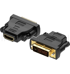 Адаптер-переходник Vention DVI 24+1 M/ HDMI 19F