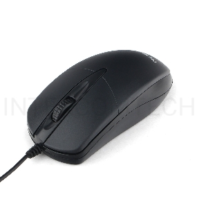 Мышь Гарнизон GM-220XL, USB, чип- Х, черный, 2 метра,1000 DPI, 2кн.+колесо-кнопка