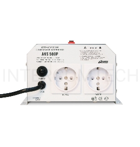 Стабилизатор напряжения Powerman  AVS-500P (220В±8% 500ВА,5А,КПД 98%, циф. индикация вх./вых.)