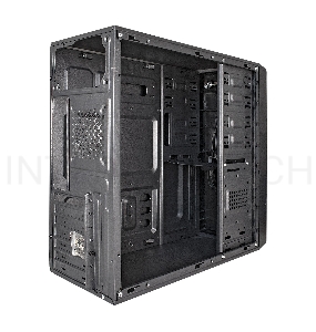 Корпус Miditower ExeGate XP-401-400W-12 (ATX, БП XP400 с вент. 12см, 2*USB, аудио, черный)