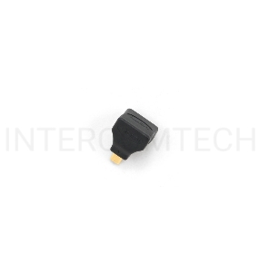 Переходник HDMI-microHDMI Gembird, 19F/19M, угловой, золотые разъемы, пакет  A-HDMI-FDML 