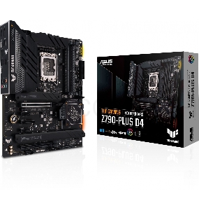 Материнская плата Asus TUF GAMING Z790-PLUS D4 Soc-1700 Intel Z790 4xDDR4 ATX AC`97 8ch(7.1) 2.5Gg RAID+HDMI+DP