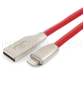 Кабель Cablexpert для Apple CC-G-APUSB01R-3M, AM/Lightning, серия Gold, длина 3м, красный, блистер