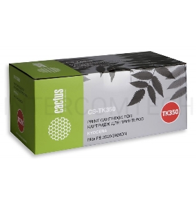 Тонер Картридж Cactus CS-TK350 черный для Kyocera Mita FS 3920/3920DN (15000стр.)