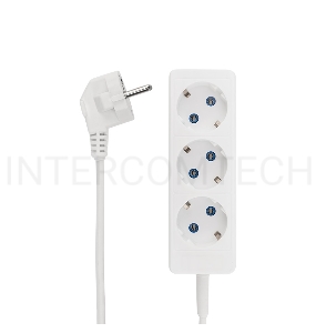 Удлинитель PROconnect STANDARD 3 гнезда, 3 м, 2х0.75 мм² , б/з, белый
