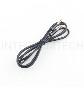 Кабель аудио Cablexpert CCAB-02-35MM-1MB, 3.5 джек (M)/3.5 джек (M), черный, 1м, блистер