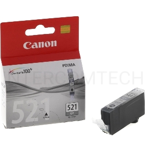 Картридж струйный CLI-521GY (2937B004) для Canon Pixma iP3600/4600/620/630980, Серый, 1395стр.