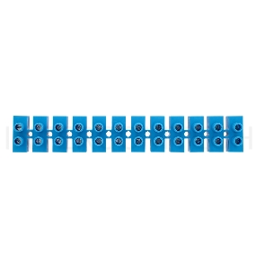 Клеммная винтовая колодка KВ-40 25-40, ток 100 A, полиэтилен синий REXANT (10 шт./уп.)