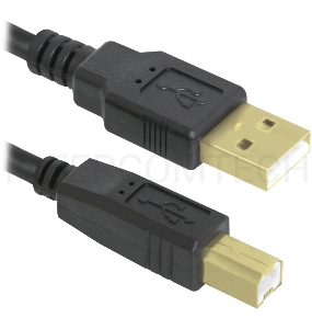 Кабель Defender USB04-10 PRO Кабель USB 2.0  для соед. 3.0м AM/BM , зол.конт, 2фер.фил.  (87431)