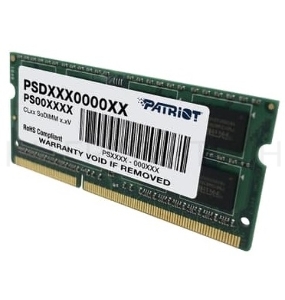 Модуль памяти Patriot SO-DIMM DDR4 16GB (pc-19200) 2400MHz  Patriot PSD416G24002S
