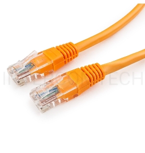 Патч-корд UTP Cablexpert кат.5e, 0.25м, литой, многожильный (оранжевый)