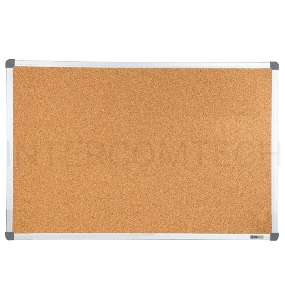 Демонстрационная доска Cactus CS-CBD-120X150 , пробковая 120х150см алюминиевая рама