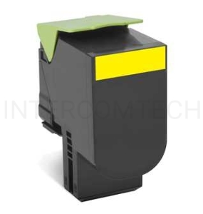 Тонер-картридж Lexmark 80C8HY0 Тонер-картридж, Yellow {CX410/CX510, LRP (3K)}