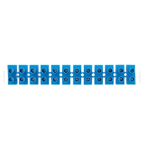 Клеммная винтовая колодка KВ-35 10-35, ток 80 A, полиэтилен синий REXANT (10 шт./уп.)