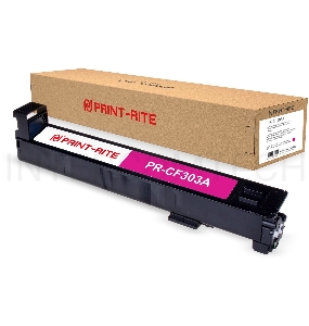 Картридж лазерный Print-Rite TRHGM9MPRJ PR-CF303A CF303A пурпурный (30000стр.) для HP CLJ Ent M880