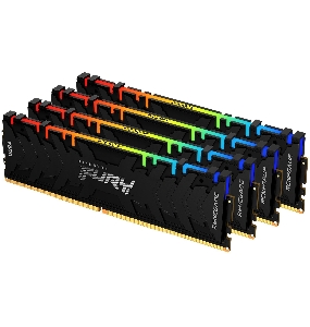 Оперативная память Kingston DRAM 32GB 3200MHz DDR4 CL16 DIMM (Kit of 4) FURY Renegade RGB EAN: 740617321760