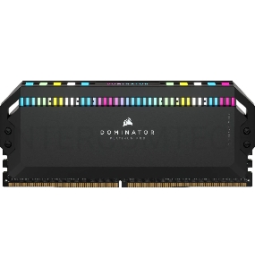 Модуль памяти Corsair DOMINATOR PLATINUM RGB DDR5 DIMM CMT32GX5M2B5200C40 5200MHz 32GB 2x16GB DIMM, Unbuffered, 40-40-40-77, STD PMIC, XMP 3.0, Black Heatspreader, 1.25V (659471)