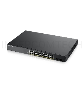 Коммутатор Smart L2  PoE+ Zyxel GS1900-24HPv2, rack 19