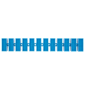Клеммная винтовая колодка KВ-25 10-25, ток 60 A, полиэтилен синий REXANT (10 шт./уп.)