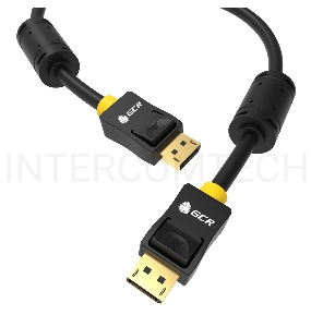 GCR Кабель PROF 5.0m DisplayPort v1.4, 8 K 60Hz, 4 K 165Hz, 20M/20M, черный, ферритовые кольца, 28/28 AWG, GCR-51914 GCR Кабель PROF 5.0m DisplayPort v1.4, 8 K 60Hz, 4 K 165Hz, 20M/20M, черный, ферритовые кольца, 28/28 AWG, GCR-51914