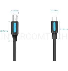 Кабель Vention USB 2.0 Type C M/BM - 1 м.