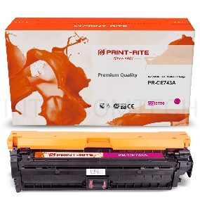 Картридж лазерный Print-Rite TFHAN8MPU1J PR-CE743A CE743A пурпурный (7300стр.) для HP LJ CP5220/CP5221/CP5223/CP5225