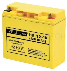 Батарея YELLOW HR 12-18
