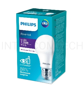Лампа ESS LEDBulb 11W E27 4000K 230V 1/12 | 929002299787 | Philips