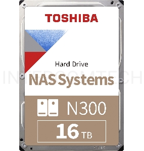 Жесткий диск SATA 16TB 7200RPM 6GB/S 256MB HDWG31GUZSVA TOSHIBA