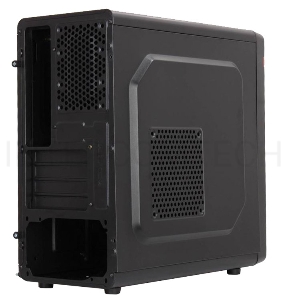 Корпус Accord M-02B черный без БП mATX 1x80mm 2x120mm 2xUSB2.0 audio