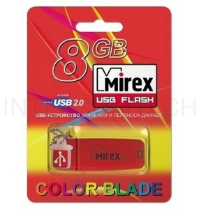 Флеш Диск 8GB Mirex Chromatic, USB 2.0, Зеленый
