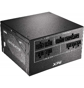 Блок питания XPG COREREACTOR650G-BLACKCOLOR (модульный 650 Вт, PCIe-4шт, ATX v2.31, Active PFC, 120mm Fan, 80 Plus Gold)